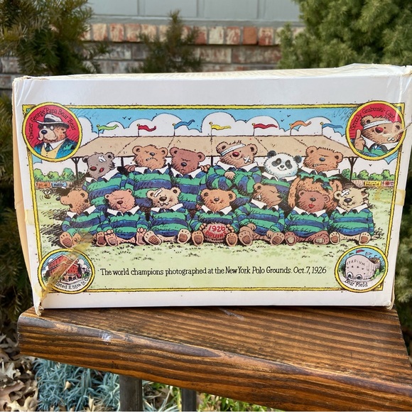 Like New - Vintage 1991 Lands' End Rugby  Coach Bear - Picture 6 of 15